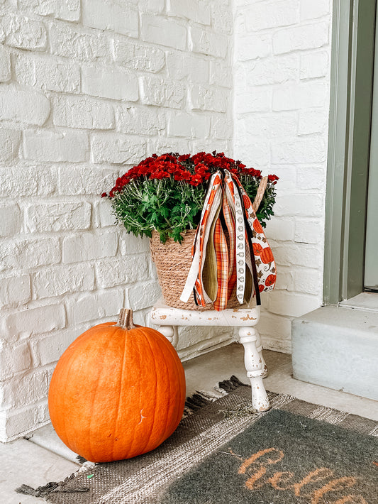 Pumpkin Spice Mini 13" Ribbon Bundle