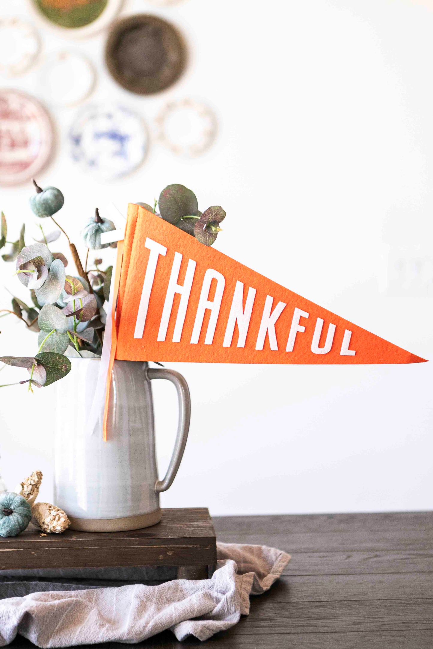 Thankful Felt Pennant