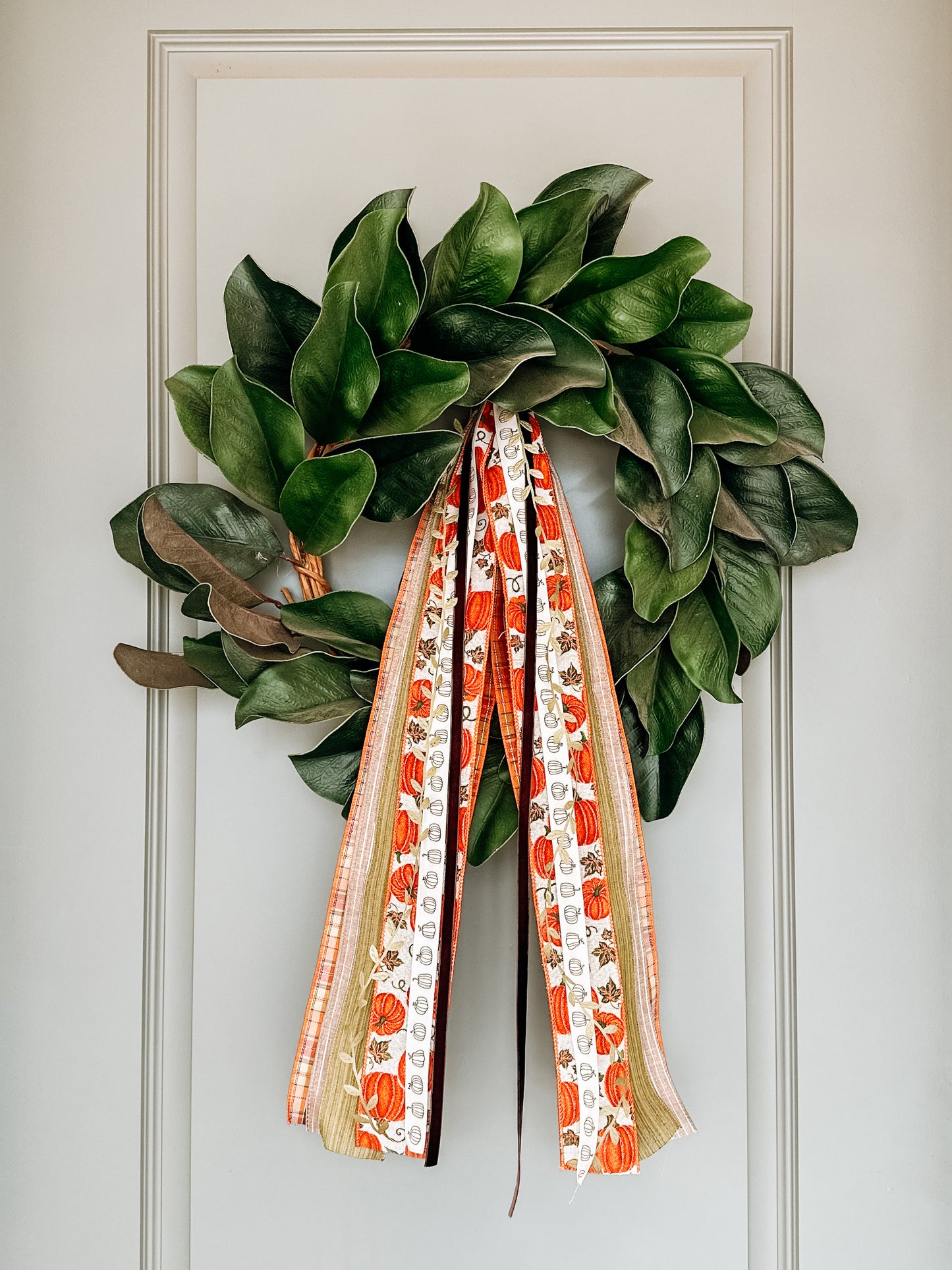 Pumpkin Spice 27" Wreath Ribbon Bundle